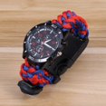 thumbnail image 2 of 1 PC Outdoor Bracelet Umbrella String Weave Multifunctional Sports Living Flint Compass Watch Equipment Bracelet, 2 of 8