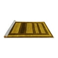 thumbnail image 2 of Ahgly Company Machine Washable Indoor Rectangle Abstract Yellow Modern Area Rugs, 8' x 12', 2 of 4