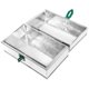 thumbnail image 5 of GOOHOCHY Caja de almacenamiento de herramientas Caja de transporte de herramientas de reparación Caja de herramientas para automóvil Estuche de almacenamiento de herramientas Organizador de, 5 of 8