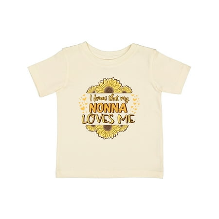 

Inktastic I Know That My Nonna Loves Me Gift Baby Boy or Baby Girl T-Shirt