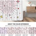 thumbnail image 5 of Merry Christmas Decor Shower Curtain Set,Festive Burst Firework Icon Art Firecracker Polyester Shower Curtain for Shower Stall Bathroom Waterproof with 12 Hooks 72x72 Inch, 5 of 6