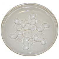 16 Plastic Planter - Saucer Plus SP16 Heavy Duty Waterproof Planter Saucer, 16 in Dia x 1 in H, Plastic, Clear
