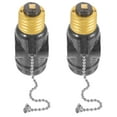 thumbnail image 1 of WRITWAA 2Ud Bases De Con Cadena Tirador Y Dos Para Bombilla Color Negro, 1 of 6
