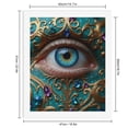 thumbnail image 2 of Paint by Numbers Kit for Adults, Mystical Eye Teal Ornaments Paint by Numbers, Easy Paint by Numbers Kit for Adults Beginner, DIY Adult Paint by Number Kits on Canvas, Home Decor, 2 of 7