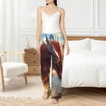 thumbnail image 4 of Salouo Ferocious Dragon Fury Print Women's Pajama Pants Casual Loose Sweatpants PJs Flowy Pants Drawstring Palazzo for Women Wide Leg Pants Lounge Pajama -X-Large, 4 of 8