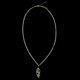 thumbnail image 5 of Collar colgante grande de rhinestone oro Sunnimix, cadena de 70 cm, moda, 5 of 8
