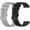 Black+Gray, variant on PINHEN 2 Pack Silicone Watch Bands Compatible for Samsung Galaxy Watch 3 45mm /Galaxy Watch 46mm /Samsung Gear S3 Frontier/Classic, 22mm Silicone Watch Strap for Men Women