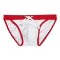 thumbnail image 4 of kamemir Speedos for Men Male Summer Cool Sports Colorful Fit Beach Shorts Triangle Fashion Sexy Swimming Trunks(White,M), 4 of 6