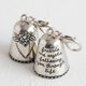 thumbnail image 5 of Adorno de campana de bendición Los amigos son ángeles Campana de bendición Cuídame Manualidades para puertas Vehículos y bolsos o llaves, 5 of 5