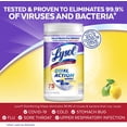 thumbnail image 3 of Dual-effect disinfecting wipes, multi-surface antibacterial wipes for disinfection and cleaning, citrus scent, 75 count, 3 of 4