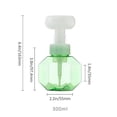 thumbnail image 4 of MELLCO 300ml Flower-shaped Foam Pump Bottle Foaming Bottles Sub-bottle for Hand Soap Facial Cleanser Hand Lotion Shampoo Shower Gel Detergent, 4 of 5