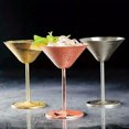 thumbnail image 1 of QUTETN 304 Stainless Fruit Juice Drink Champagne Glass Bar Accessories Goblet Color Steel Goblet Wine Glass Copper Silvery Rose Golden, 1 of 4