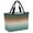 Brown Green, variant on Teal Purple Ombre Beach Bag for Women, Large Breathable Mesh Beach Tote Bag, Modern Gradient Abstract Art Sandproof Lightweight Travel Bags for Vacation Picnic Swimming Pool 15.7"x15.7"x9.1"