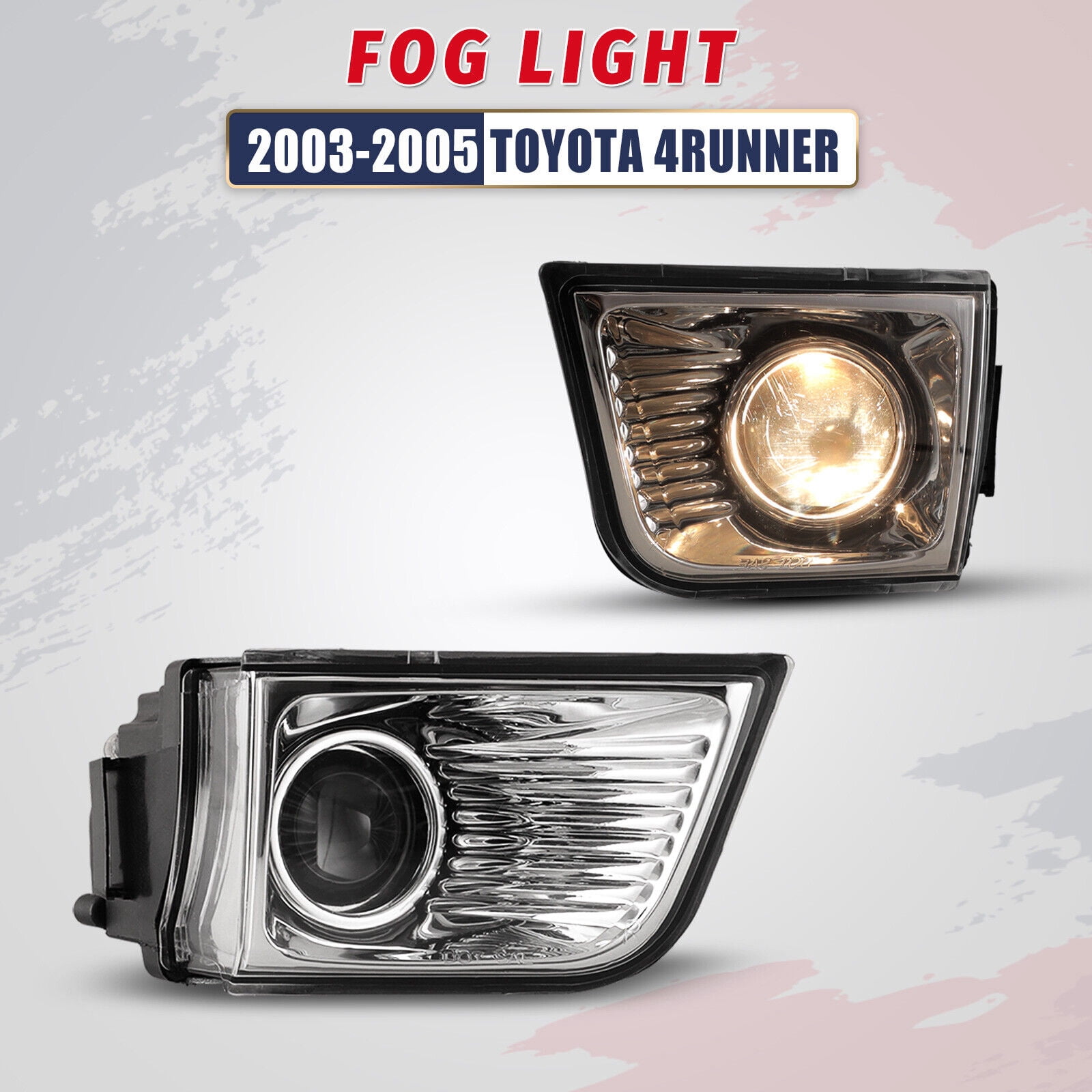 Winjet OEM Series For 2003-2005 Toyota 4Runner Driving Projector Fog Lights