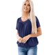thumbnail image 1 of Tops Casuales de Corta para Mujer Azul Marino XXL, 1 of 7