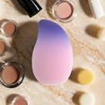 thumbnail image 4 of Unique Bargains 1 Pc Gradient Mango Face Makeup Sponge for Bedrooms Pink Blue Hydrophilic Polyurethane, 4 of 5