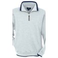 thumbnail image 1 of Tri-Mountain Everest 682 zip fashion fleece sweatshirt, 5X-Large, Ash/Navy, 1 of 2