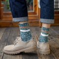 thumbnail image 2 of FNNMNNR 10pcs Thick Christmas Crew Socks - Soft  Warm & Cozy for Winter Outdoor Activities  Machine Washable, 2 of 6