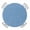 Blue, variant on Turquoise Round Fitted Tablecloth with Elastic Edge, Waterproof Table Cloth Table Cover for 36"-44" Tables, Farmhouse Burlap Solid Teal Modern Linen Texture Tablecloths for Dining Picnic Outdoor