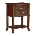 thumbnail image 2 of Sydney Two-Drawer End Table with Shelf in Espresso Wood Finish, 2 of 5