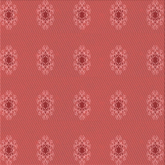 Ahgly Company Machine Washable Indoor Square Transitional Tomato Red Area Rugs, 4' Square