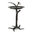 thumbnail image 2 of Bird & Twig Antique Bronze Metal Garden Birdbath, 2 of 3