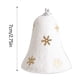 thumbnail image 3 of Ganfancp 7Cm Christmas Pendant Sparkling Pendant White Silverd Pendant Activity Scene Photography Props Scene Dress Up Ofertas Flash Liquidación 1* Campana de Navidad, 3 of 6
