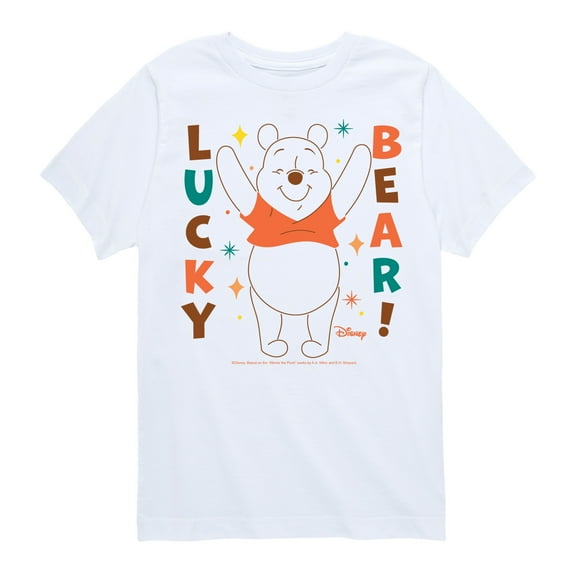 Winnie the Pooh - Lucky Bear - Toddler And Youth Short Sleeve Graphic T-Shirt