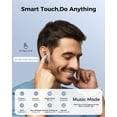 thumbnail image 5 of Wireless Earbuds, Bluetooth 5.4 Headphones, 60H Long Playtime, LED Digital Charging Case, IPX7 Waterproof Sports Earphones, Noise Isolation, Compatible with iPhone Android for Workout Travel, 5 of 8