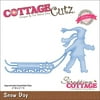 CottageCutz Elites Die 4"X2.1"-Snow Day