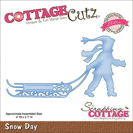 CottageCutz Elites Die, 4" x 2.1", Snow Day
