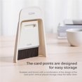 thumbnail image 2 of Youkk Mini Broom Dustpan Set Desktop Broom Dust Pan Tiny Dustpan Brush Set For Cleaning Table Countertop Keyboard Gray white, 2 of 8