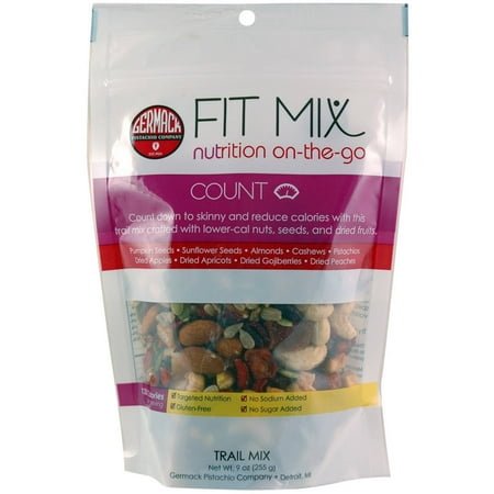 Germack Fit Mix Nutrition On-the-Go Count Trail Mix, 9 oz