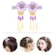 thumbnail image 4 of 1 par de estilo japonés estilo pelo sakura flor horquilla pelo pelo accesorio de pelo, 4 of 5