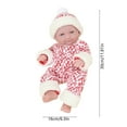 thumbnail image 3 of Staron Reborn Doll Clothes for 12 Inch Dolls, Simulation Outfits for Girl Toys, Christmas Dress Set for Role Play and Gift Giving, 3 of 7
