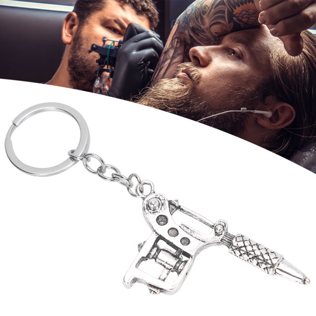 Cadena de Llaves, Llavero de Tatuaje de Aleación Punk, Duradera para la Bolsa de Llave