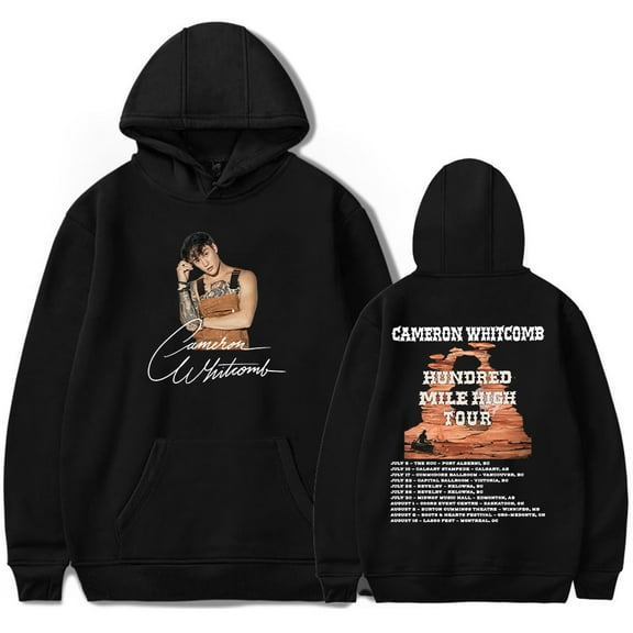 Cameron Whitcomb Hundred Mile High Tour Merch Unisex Fashion Long Sleeve Sweatshirts Stylish Hoodies
