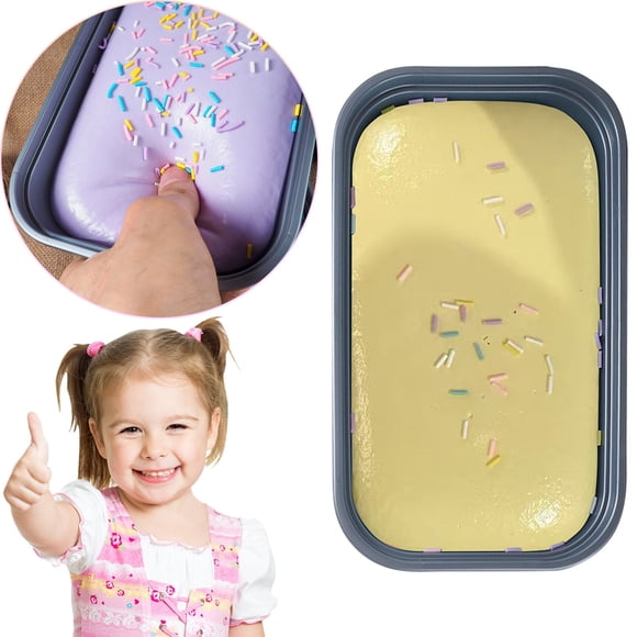 Cake Squishy Toys Soft Food Slow Rising Squishies Toy for Birthday Gift(Yellow)
