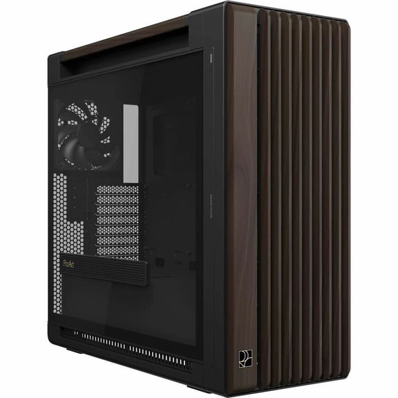 Asus ProArt PA602 Wood Edition Modern Black, Tempered Glass Panel