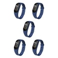 thumbnail image 3 of Monstrate Reloj Bluetooth Inteligente Detector de Cardíaco Impermeable Fitness Sports Información Recordatorio de Llamada, Azul Azul 5piezas, 3 of 6