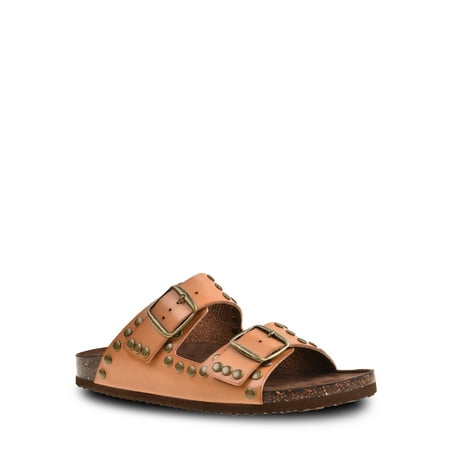 

PORTLAND by Portland Boot Company Women s Studded Footbed Sandals