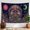 D, variant on XaaKee, Tapestry Wall Hanging, Cosmic Patterned Undergrowth, High-Quality Polyester Bedroom Tapestry, 60x40Inch