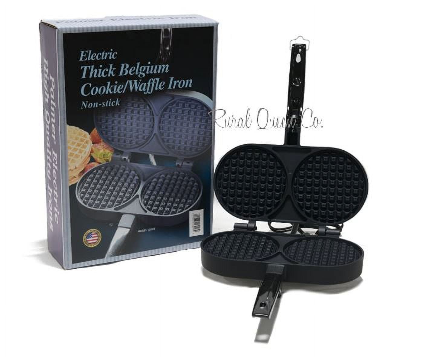 Palmer Electric Belgian Cookie Iron – Antihaftbeschichtung Für Dünne Waffeln Oder Kekse