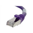 thumbnail image 4 of C2G 7ft Cat6 Snagless Shielded (STP) Ethernet Cable - Cat6 Network Patch Cable - PoE - Purple - Patch cable - RJ-45 (M) to RJ-45 (M) - 7 ft - screened shielded twisted pair (SSTP) - CAT 6 - molded, snagless, stranded - purple, 4 of 5