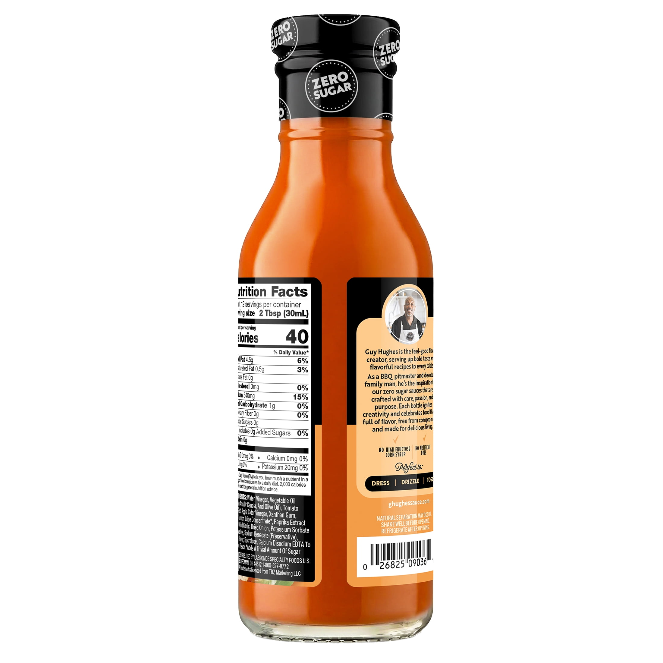 G Hughes Zero Sugar French Dressing, 12 fl oz