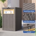 thumbnail image 5 of Bifanuo Package Delivery Box for Porch with Delivery Sign, Upgrade 48 Gallon Storage Box with Lockable Secure, Large Double Wall Resin Outdoor Package Delivery and Waterproof Deck Box, 5 of 8