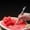 A, variant on PFFRIZ Watermelon Cutter, 2-in-1 Watermelon Fork Slicers, Summer Watermelon Cutting Artifact, Stainless Steel Fruit Forks Slicers Knife For Family Parties Camping