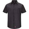 thumbnail image 1 of Red Kap MensShort Sleeve Work Shirt with Mimix, 1 of 5