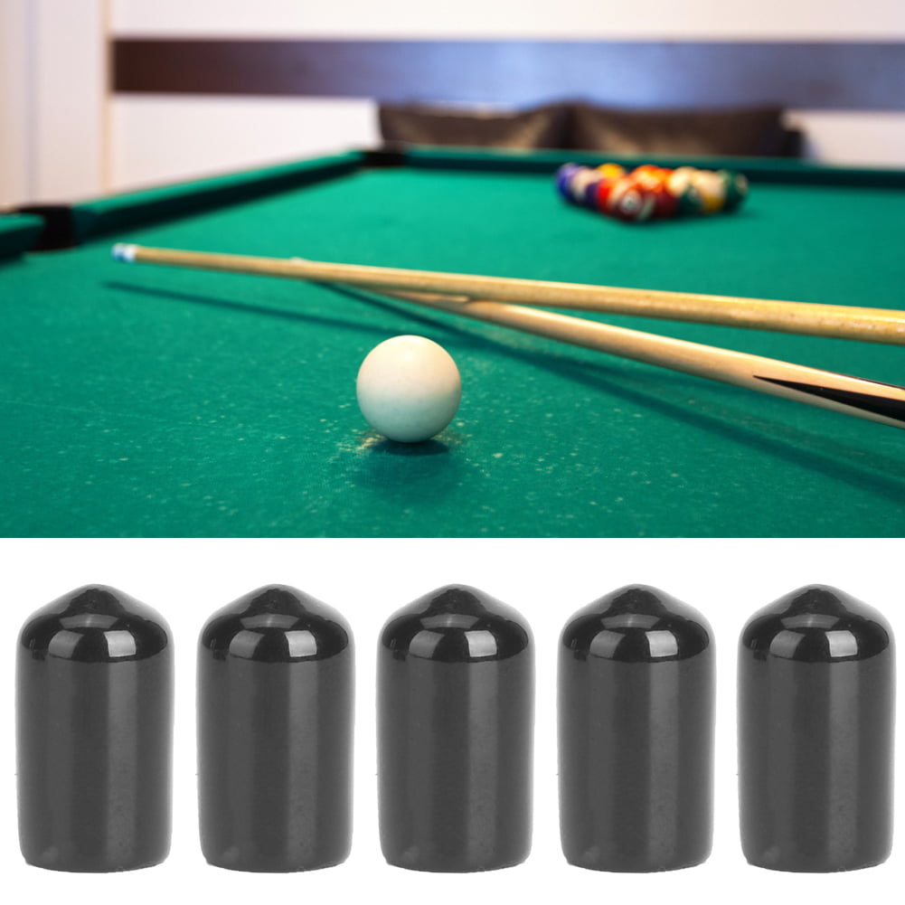 Baosity 20Pcs Rubber Snooker Billiard Cue Tip Protector for Pool Cue Stick Snooker 