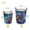 thumbnail image 5 of Yu-Gi-Oh Laundry Hamper Basket with Handles, Lightweight Storage Basket Toy Organizer Dirty Laundry Basket Waterproof for College Dorms, Bedroom, Bathroom, 5 of 7